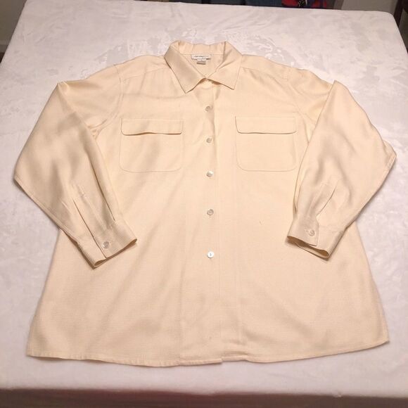 Jacobson’s Vintage Silk Button Down Blouse - Picture 1 of 11
